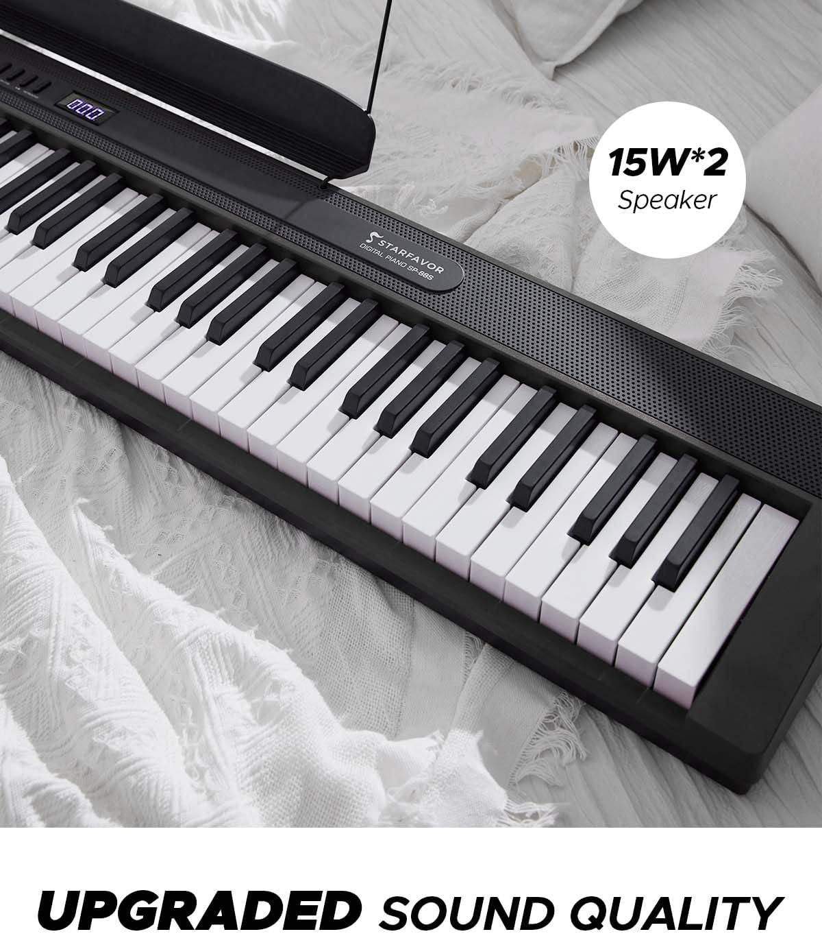 Our Verdict: Slim, Portable‌ Starfavor 88-key Piano