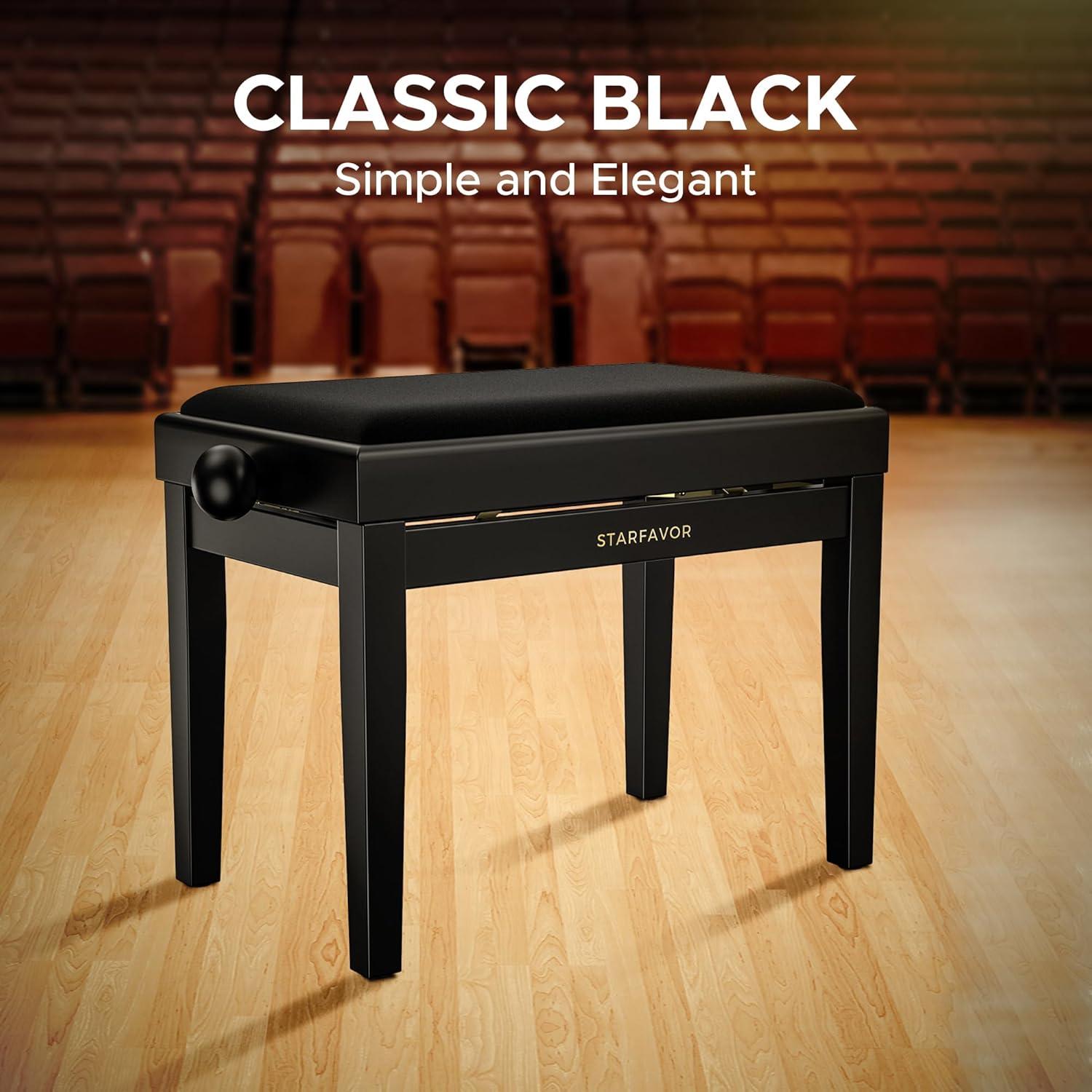 We Try Starfavor's Adjustable piano Bench - Comfort Review